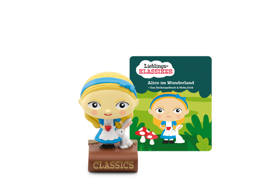 Figura TONIES - clásicos favoritos - Alicia en el país de las maravillas y otros dos clásicos