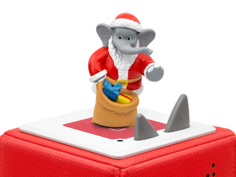 Hochwertige Tonies Figur von Benjamin Blümchen in Weihnachtsmann-Kostüm, perfekt für die Weihnachtszeit