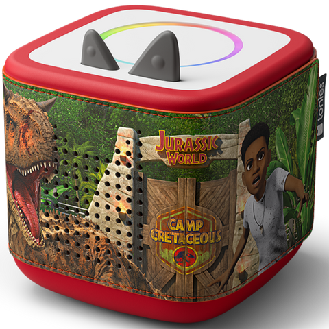 Passt perfekt auf deine Toniebox® 2, mit buntem Design und dekorativen Nähten