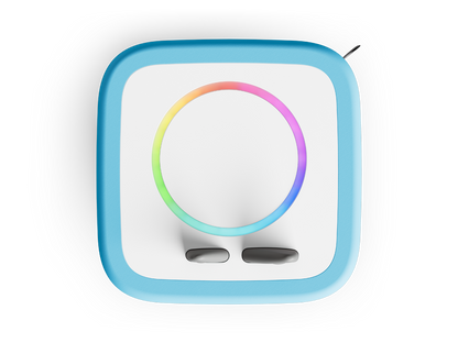 Kinderfreundliche Toniebox 2 in Himmelblau, geeignet für Selbstständigkeit, mit Sleep-Timer und Sonnenaufgangswecker