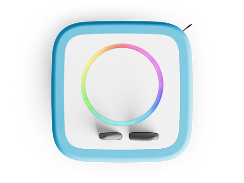 Kinderfreundliche Toniebox 2 in Himmelblau, geeignet für Selbstständigkeit, mit Sleep-Timer und Sonnenaufgangswecker