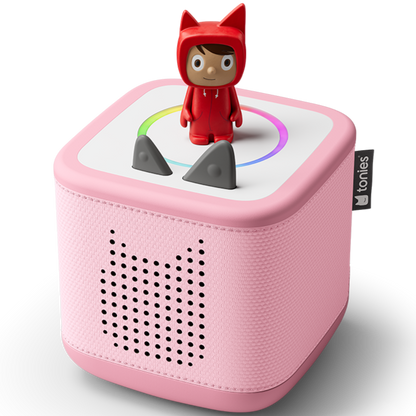 Robuste rosa Toniebox 2 with magischem LED-Ring und kindgerechtem Design