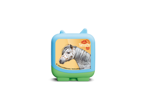  Nahaufnahme der Tierfiguren aus dem TONIES - 4er Clever Tonies - Tierisch! Beste Freunde Set 