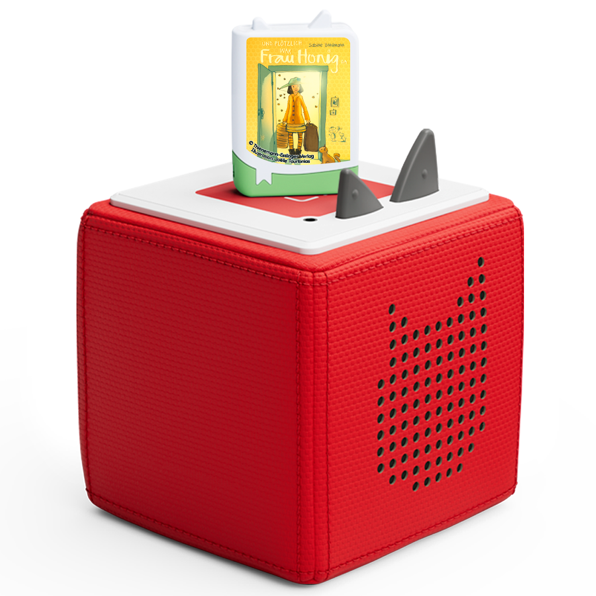 Das handliche Tonies-Pocket-Book mit Frau Honig, ideal für unterwegs