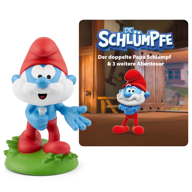 TONIES Figur - Die Schlümpfe - Der doppelte Papa Schlumpf & 3 weitere schlumpfige Abenteuer