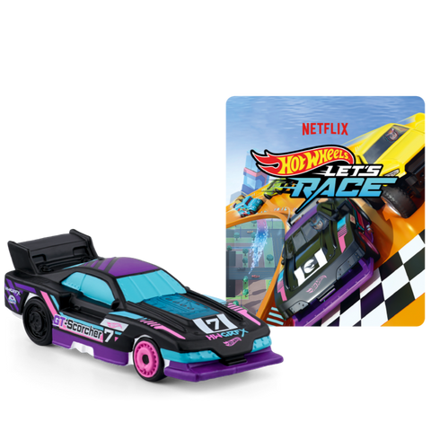TONIES Figur - HOT WHEELS - Let's Race, detailreiche Spielfigur mit bunten Rennwagen-Designs