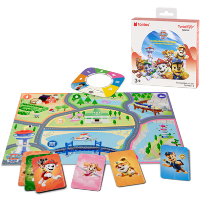 Ryder's PawPad klingelt unaufhörlich mit Hilferufen aus der Abenteuerbucht während des Paw Patrol Spiels auf der Toniebox