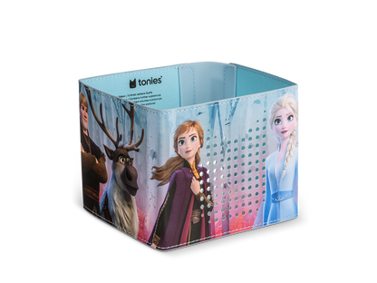Bunte, liebevoll gestaltete Drucke machen jede Toniebox im Disney Eiskönigin Stil zu einem einzigartigen Accessoire