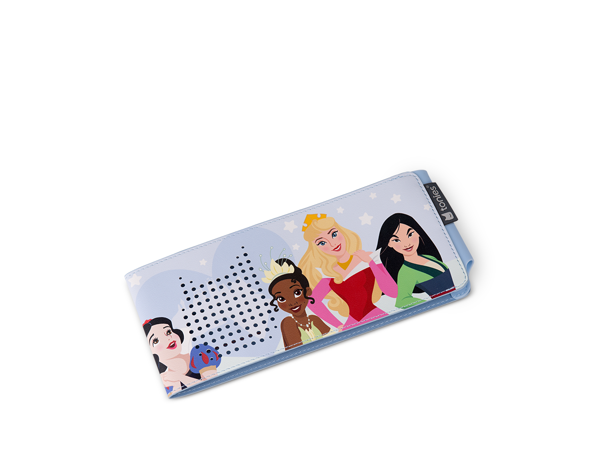 Spezielle Lautsprecheröffnungen sorgen für klare und reine Klangqualität bei jeder Nutzung der Disney-Prinzessinnen-Hülle