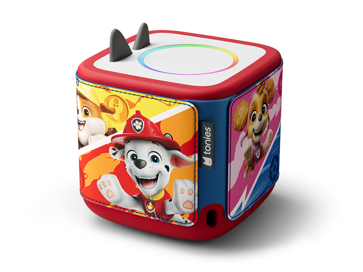 Schützt die Toniebox 2S mit einer bunten, hochwertigen Hülle aus veganem Leder und Silikon