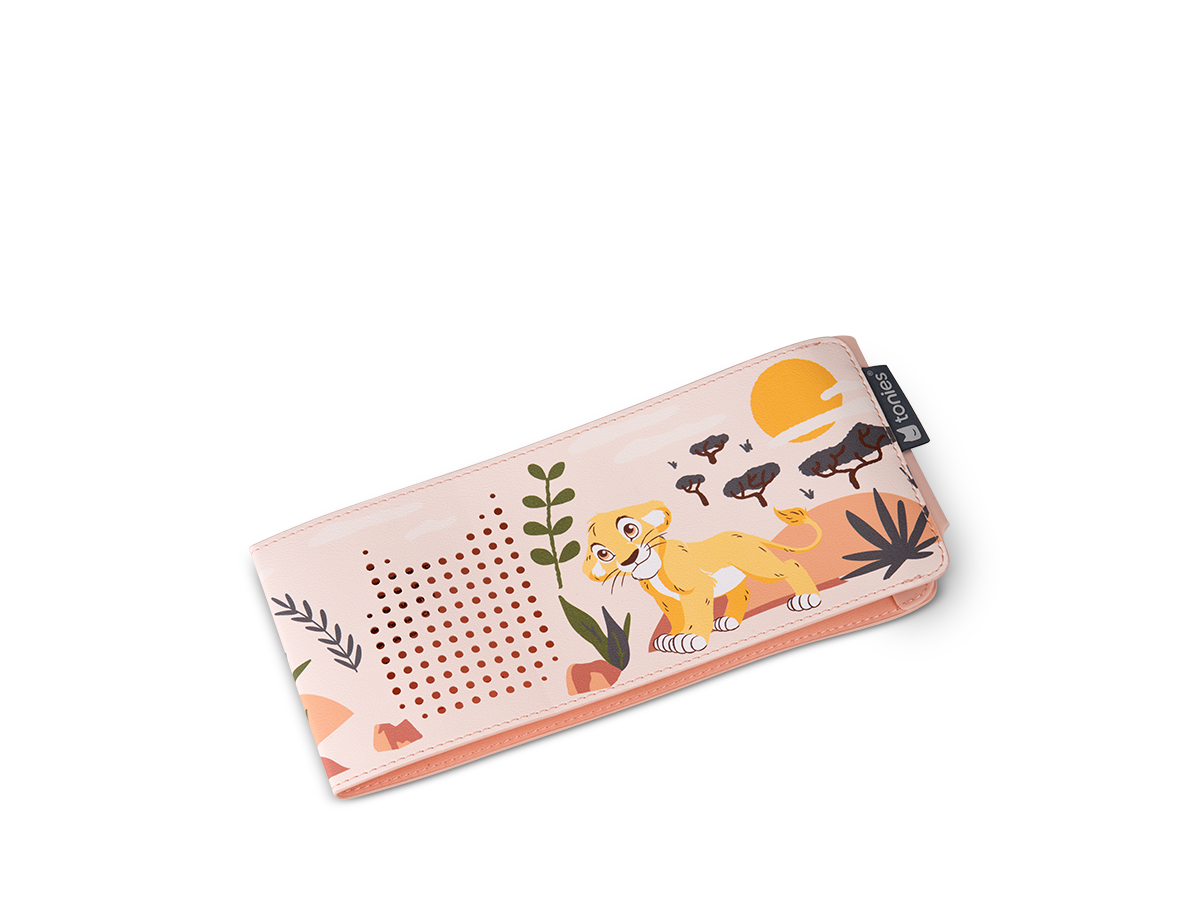 Bunte, liebevoll gestaltete Motivdrucke in leuchtenden Farben verwandeln die Toniebox 2 in ein einzigartiges Kinderspielzeug, ideal für Kinder ab 1 Jahr