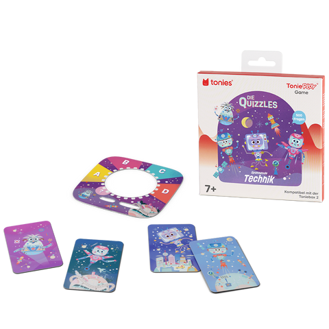 Spannendes Quizspiel mit Toniebox, Quizzles-Design und Technikfragen