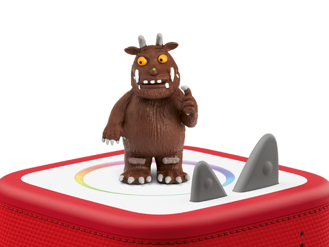 Tonies Figur Der Grüffelo & Das Grüffelokind, brauner Grüffelo-Figur auf roter Plattform, Modell custom.modellbezeichnung
