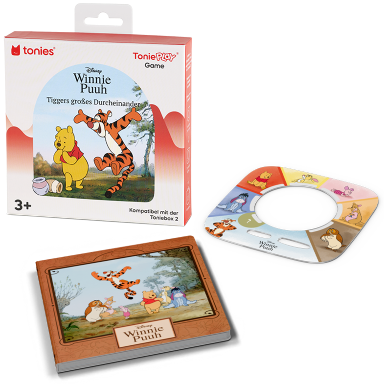 Toniebox 2 mit Disney Winnie Puuh: Tigger großes Durcheinander Spielverpackung