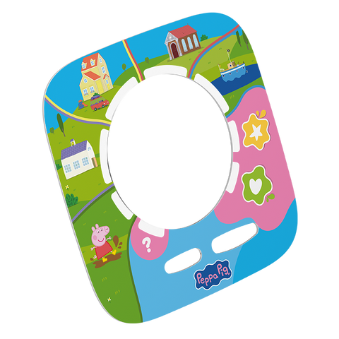 TONIES Toniebox 2 Starter Set Rosa – Peppa Pig Motiv, bunte Landschaft, Logo sichtbar