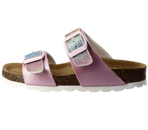 LURCHI Pantolette OLGI - rosa / multifarben Glitzer