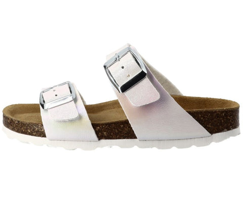 LURCHI Pantolette OLGI - perlmutt / irisierend