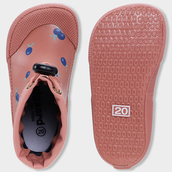 BUNDGAARD Barfuß Gummistiefel Cover in Rosenholz und Blaubeere, perfekt für Outdoor-Aktivitäten
