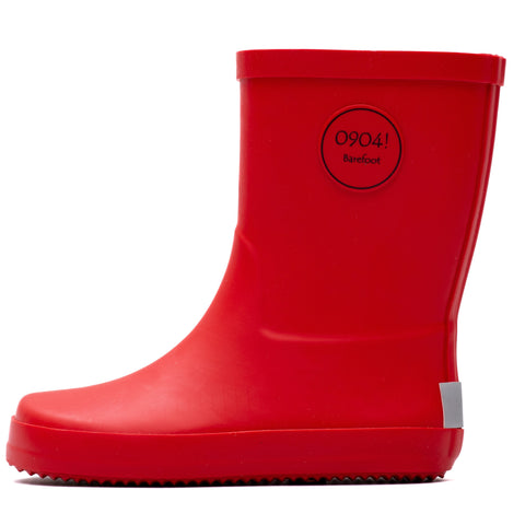 Rote 0904! Barfuß Gummistiefel 20062, kniehoch und wasserdicht, ideal für regnerische Tage