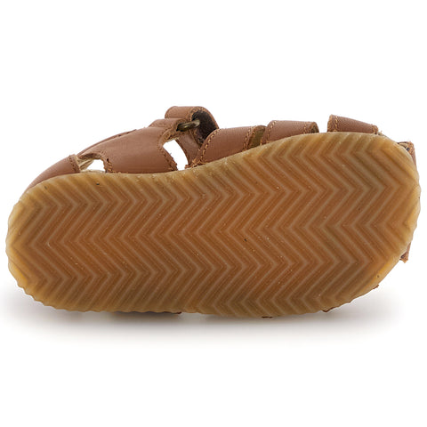 NATURINO Barfußschuh Halbsandale SEE - cognac