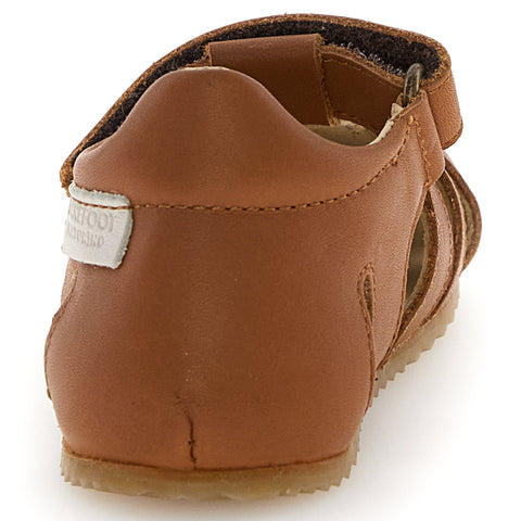 NATURINO Barfußschuh Halbsandale SEE - cognac