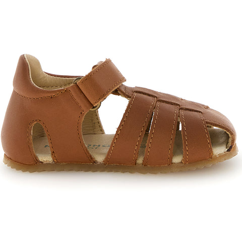 NATURINO Barfußschuh Halbsandale SEE - cognac