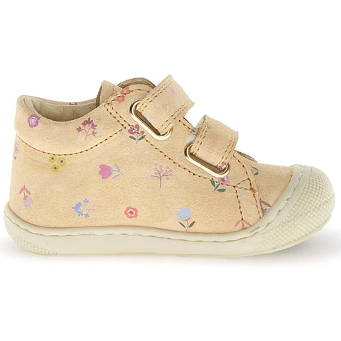 NATURINO Halbschuh COCOON - vanille / Blümchen by NATURINO