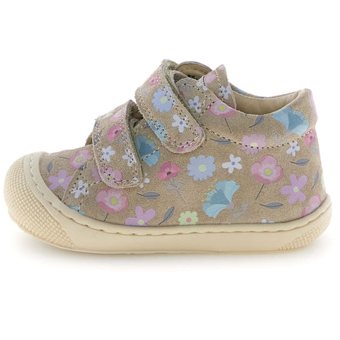 NATURINO Halbschuh COCOON - sand / Blümchen