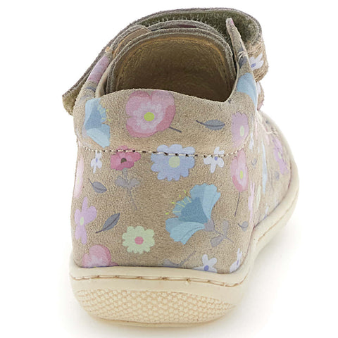 NATURINO Halbschuh COCOON - sand / Blümchen