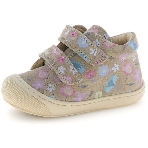 NATURINO Halbschuh COCOON - sand / Blümchen