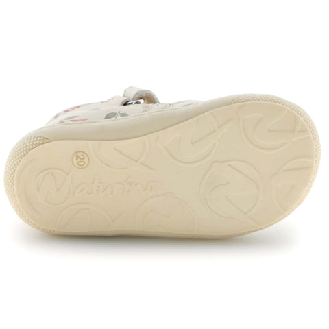 NATURINO Halbsandale WAD - créme / Alpenveilchen