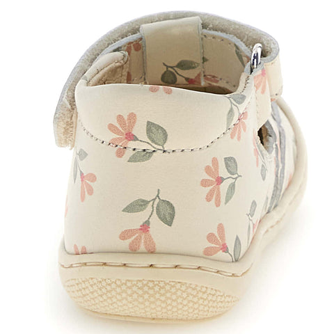 NATURINO Halbsandale WAD - créme / Alpenveilchen