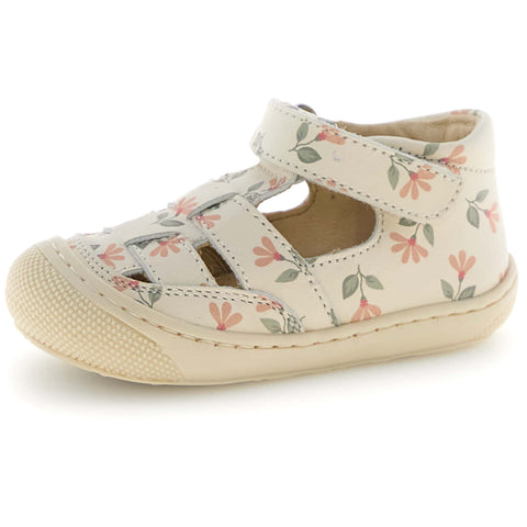 NATURINO Halbsandale WAD - créme / Alpenveilchen