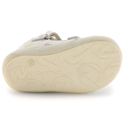 NATURINO Halbsandale PUFFY - créme / Sommerfrüchte