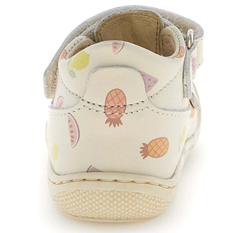 NATURINO Halbsandale PUFFY - créme / Sommerfrüchte
