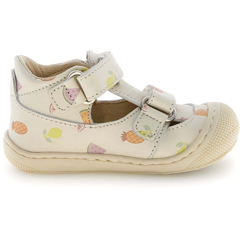 NATURINO Halbsandale PUFFY - créme / Sommerfrüchte
