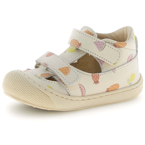 NATURINO Halbsandale PUFFY - créme / Sommerfrüchte