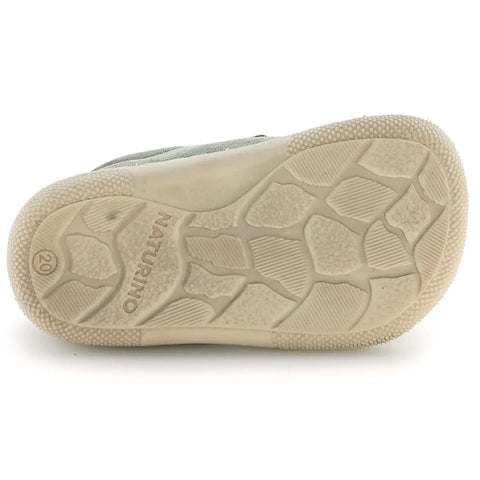 NATURINO Barfußschuh Halbschuh AMUR - laubgrün / taupe by NATURINO