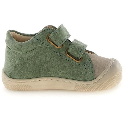 NATURINO Barfußschuh Halbschuh AMUR - laubgrün / taupe by NATURINO