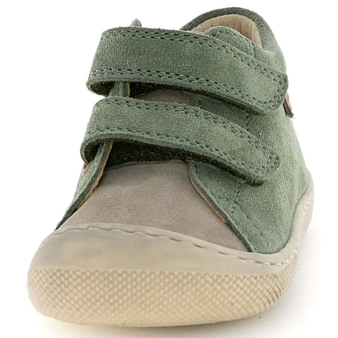 NATURINO Barfußschuh Halbschuh AMUR - laubgrün / taupe by NATURINO
