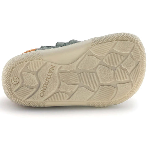 NATURINO Barfußschuh Halbsandale IRTYS - salbei / rost by NATURINO