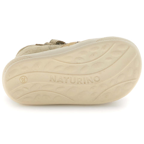 NATURINO Halbsandale WAD WIDE - taupe / sand / rost