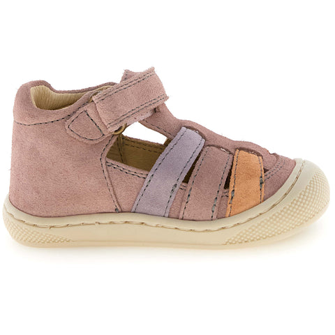 NATURINO Halbsandale WAD WIDE - altrosa / pfirsich / flieder