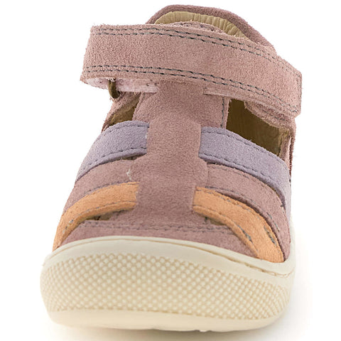 NATURINO Halbsandale WAD WIDE - altrosa / pfirsich / flieder