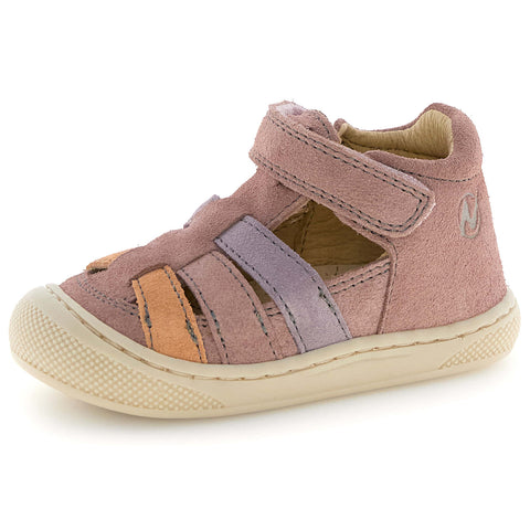 NATURINO Halbsandale WAD WIDE - altrosa / pfirsich / flieder