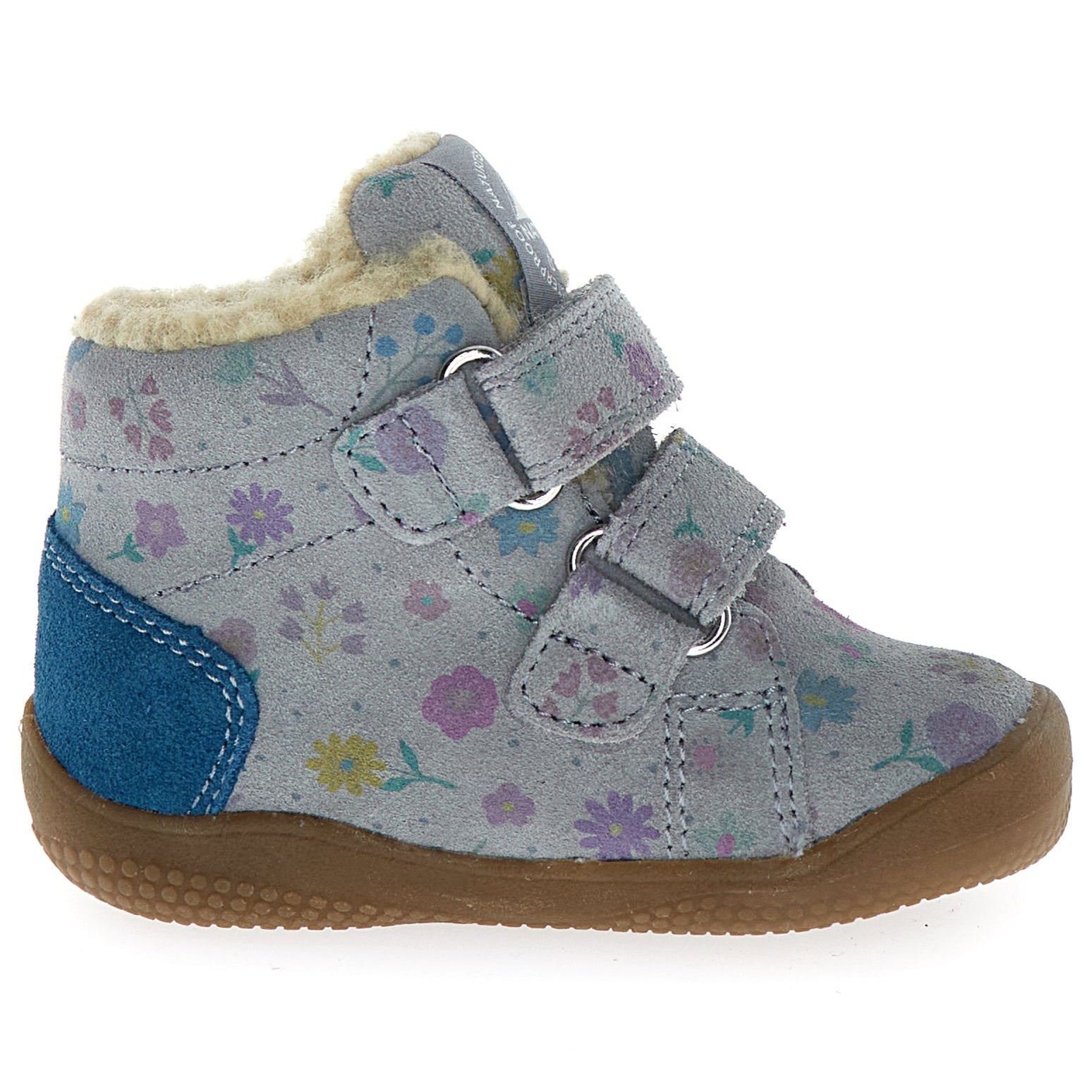 Leichter und flexibler KNÖCHELSCHUH aus der NATURTEX Serie in Grau, Blau und mit bunten Blümchen-Motiven