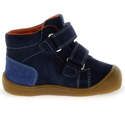 NATURINO NATURTEX Knöchelschuh SPINNI - navy / royal / orange