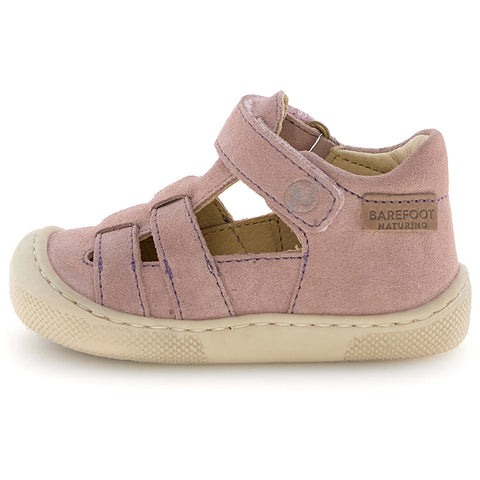 NATURINO Barfußschuh Halbsandale FILDI - altrosa / flieder