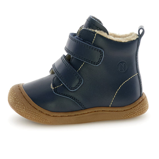 NATURINO Stiefel BUBBLE Weit in dunkelblau mit wasserdichter Oberfläche 