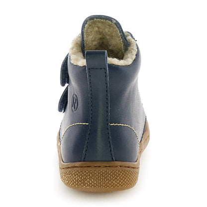 NATURINO Stiefel BUBBLE Weit in dunkelblau, perfekt für winterliche Tage und kalte Temperaturen 